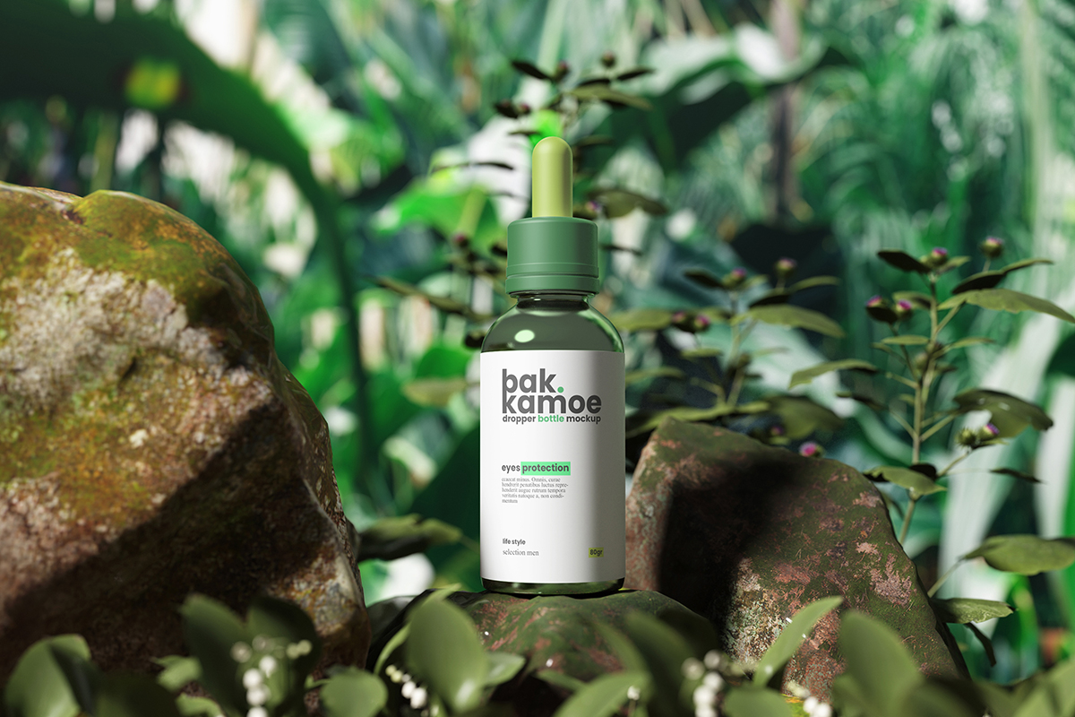Dropper Bottle Mockup