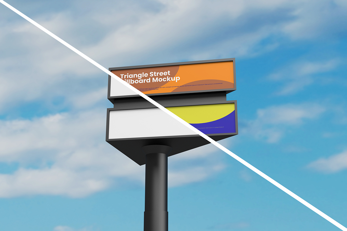 Free Store Billboard Mockup 2