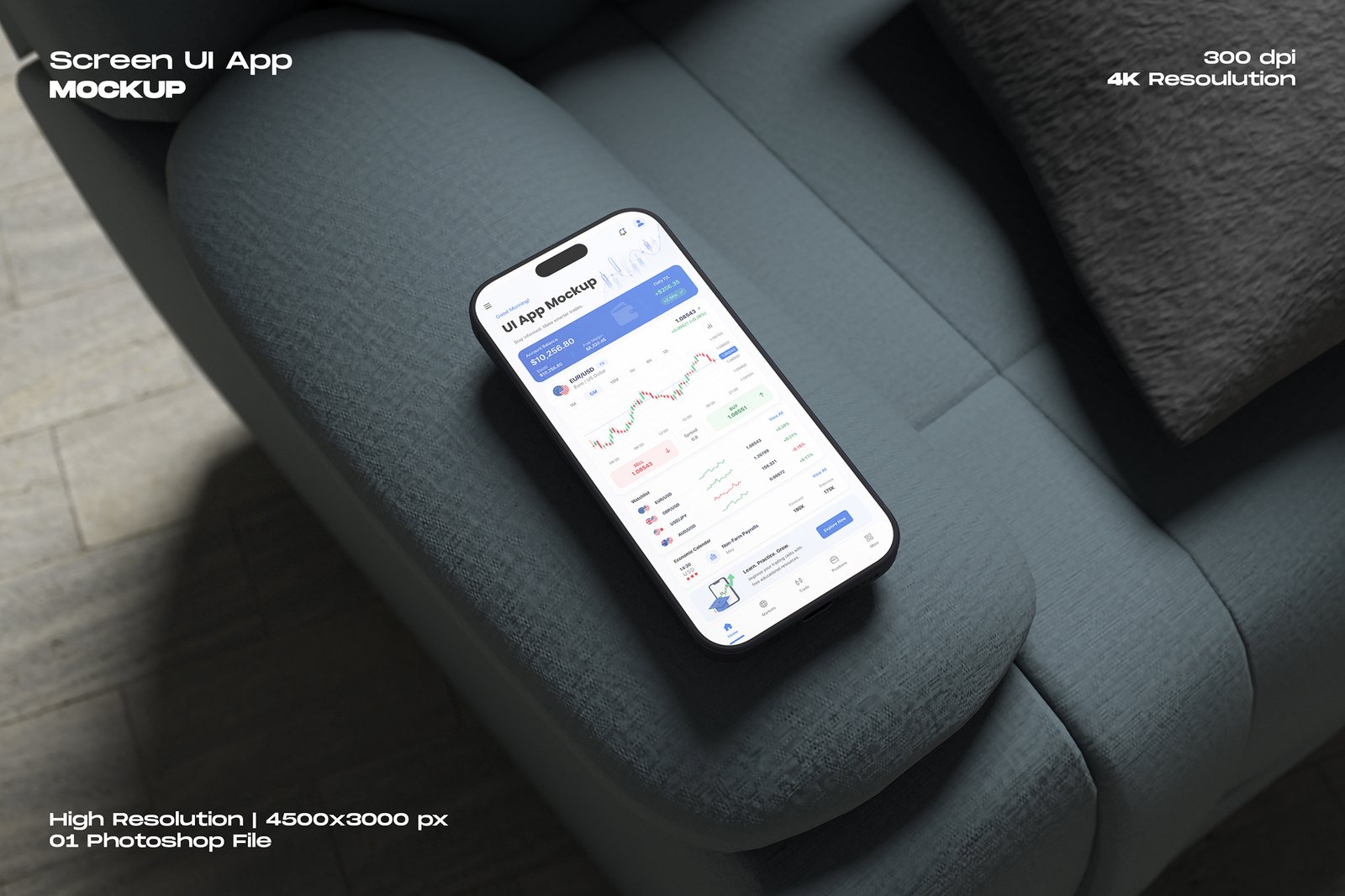 Screen UI App Mockup