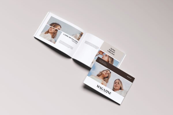 Landscape Magazine Mockup