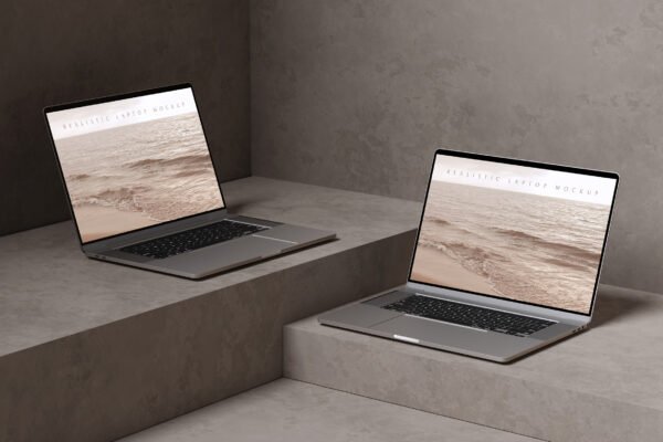 Elegant Laptop Display Mockup