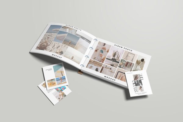 Minimalist Album Photo Mockup