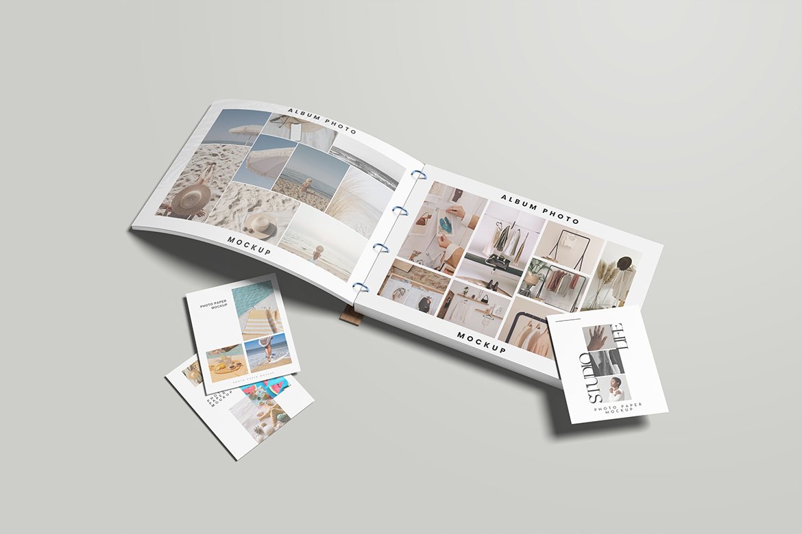 Minimalist Album Photo Mockup