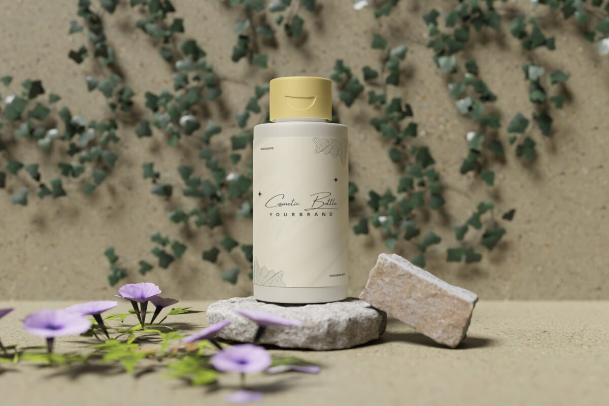 Cosmetic Bottle Mockup
