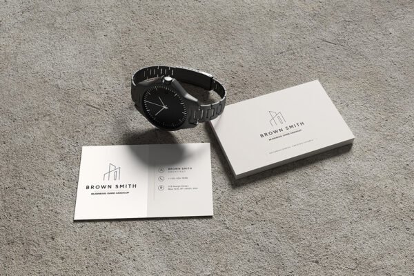 Clean Business Card Mockup