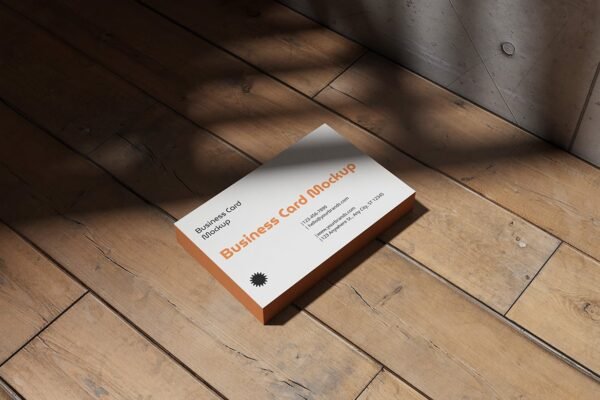 Stack Business card Mockup