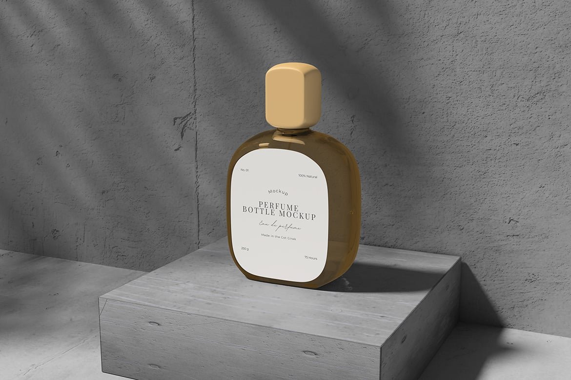 Perfume Bottle Packaging Mockup
