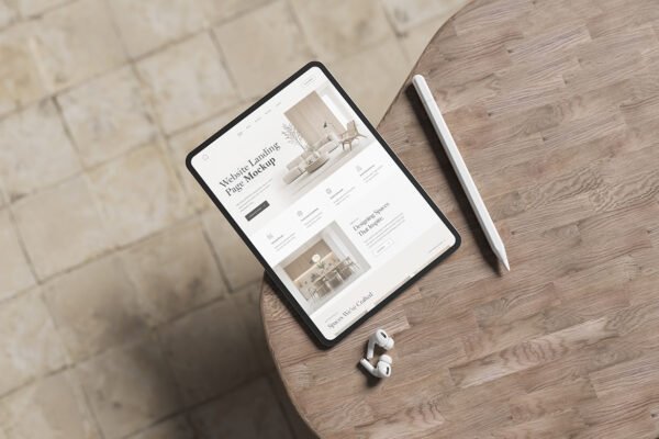 Minimalist iPad Pro Mockup