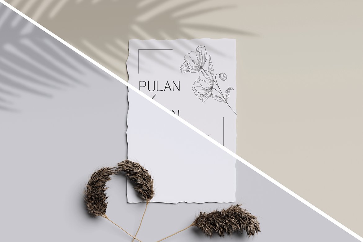 Wedding Invitation Card Display Mockup