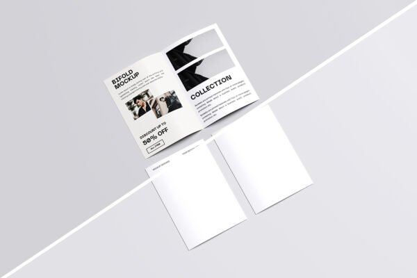Bifold Brochure Display Mockup