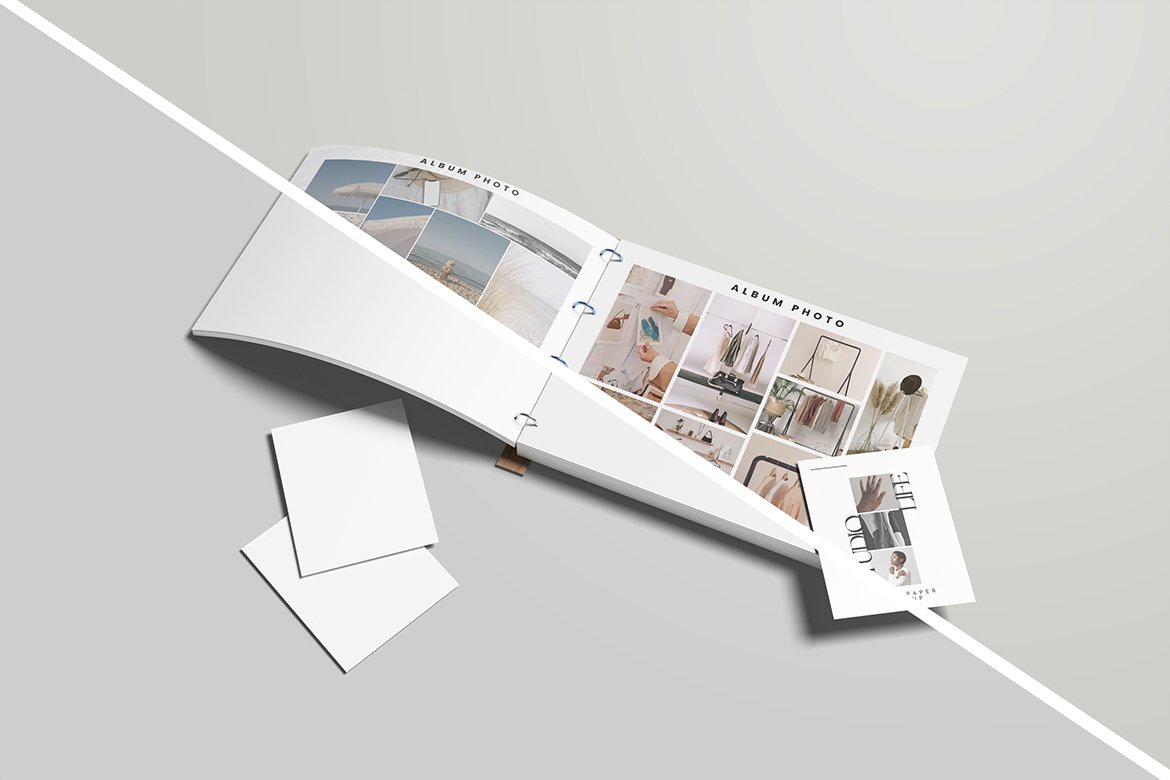 Minimalist Album Photo Mockup