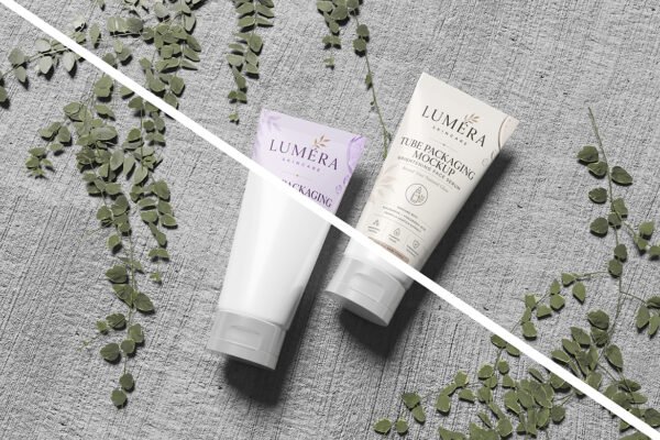 Cosmetic Tube Packaging Mockup