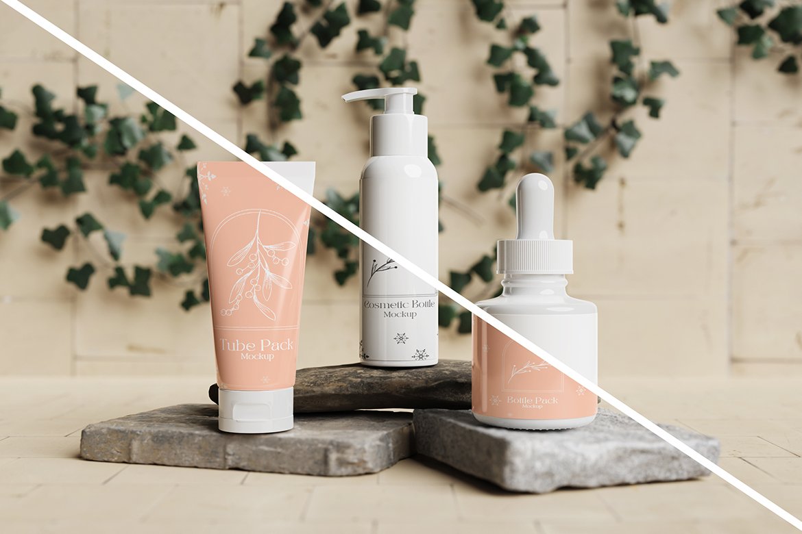 Cosmetic Packaging Mockup