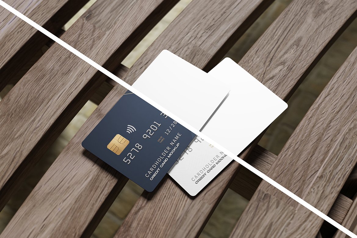 Minimalist Credit Card Mockup