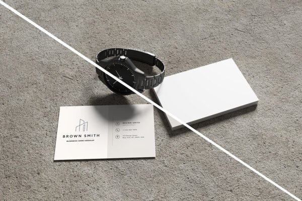 Clean Business Card Mockup