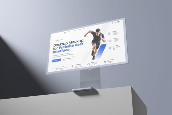 Clean iMac Display Mockup