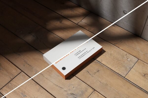 Stack Business card Mockup