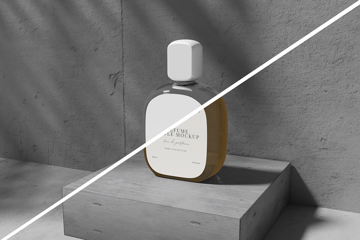 Perfume Bottle Packaging Mockup