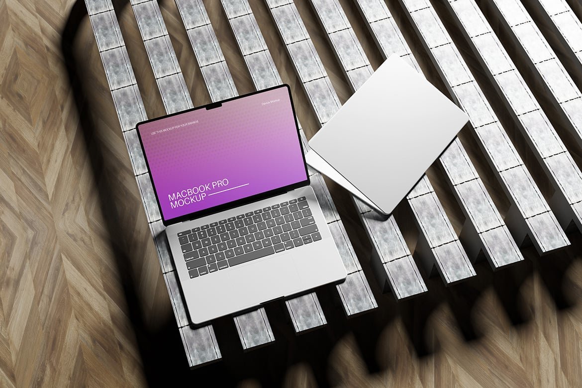Realistic MacBook Pro Mockup