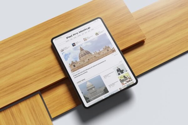 Minimalist iPad Pro Mockup