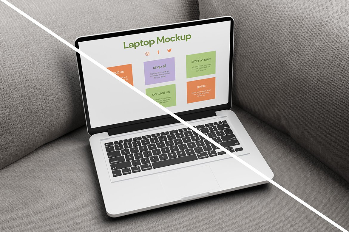 Laptop Display Mockup