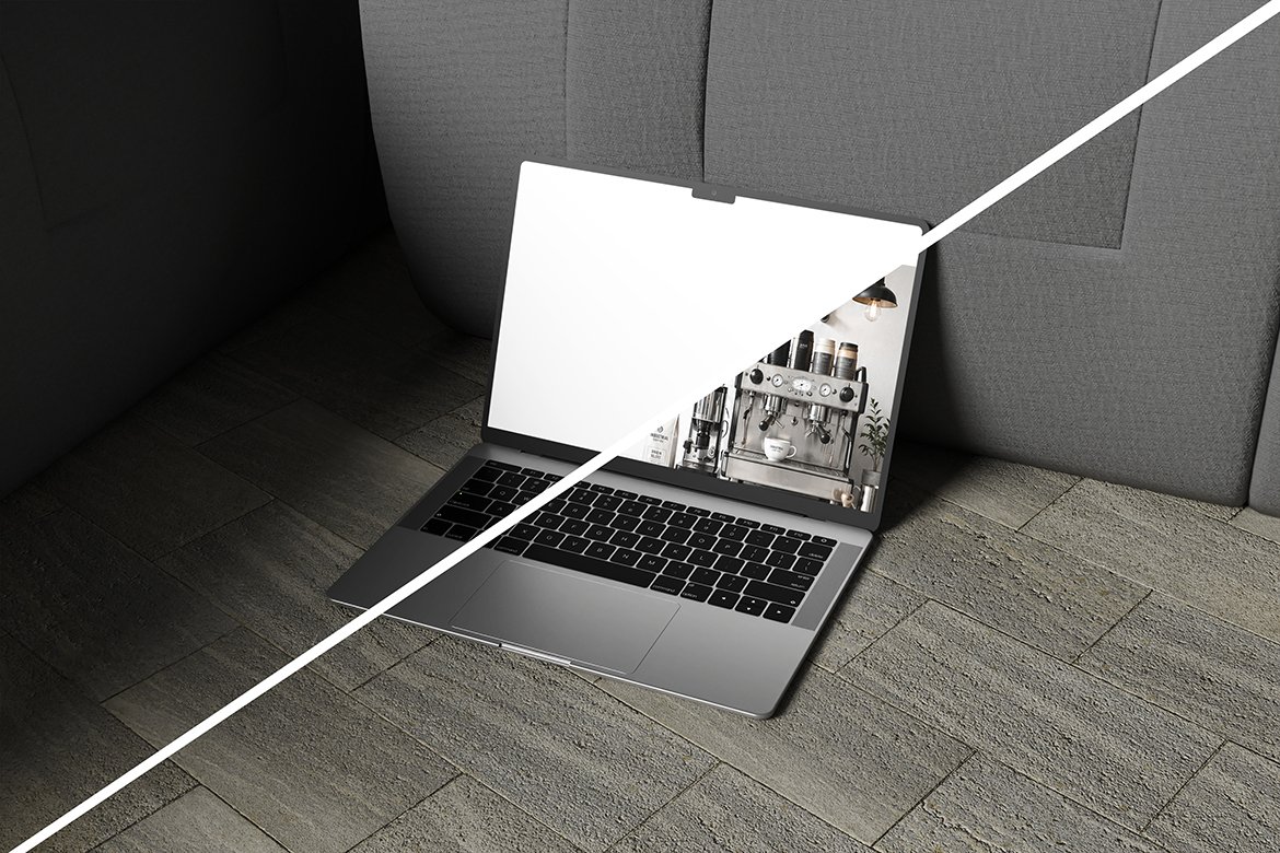Industrial MacBook Pro Mockup