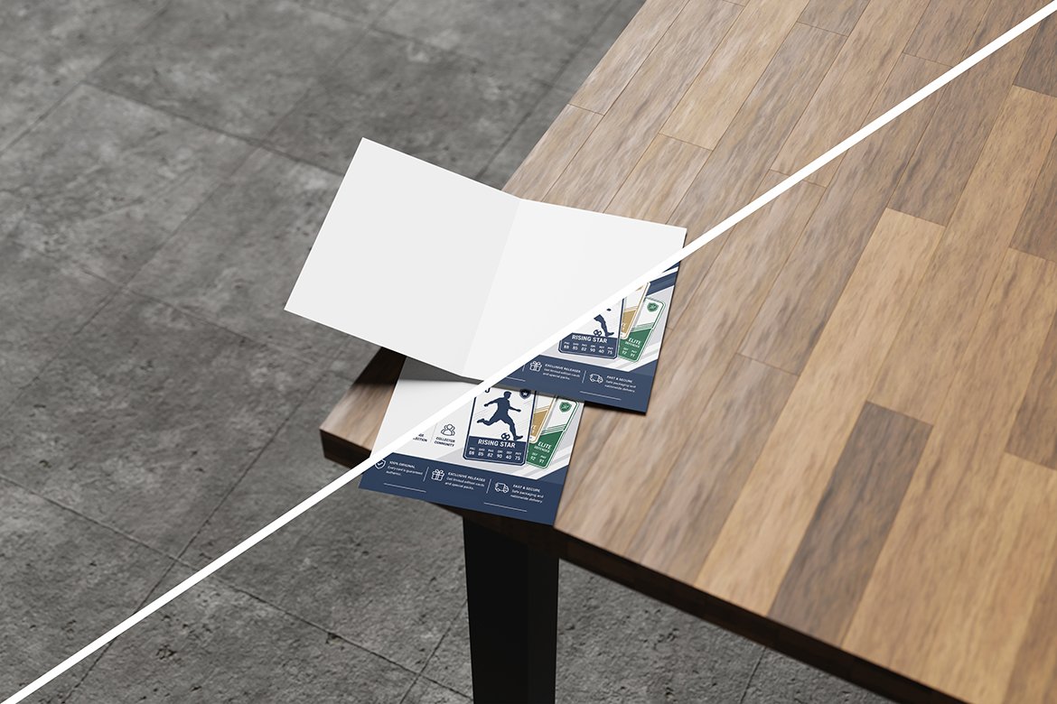 Industrial Bifold Brochure Mockup