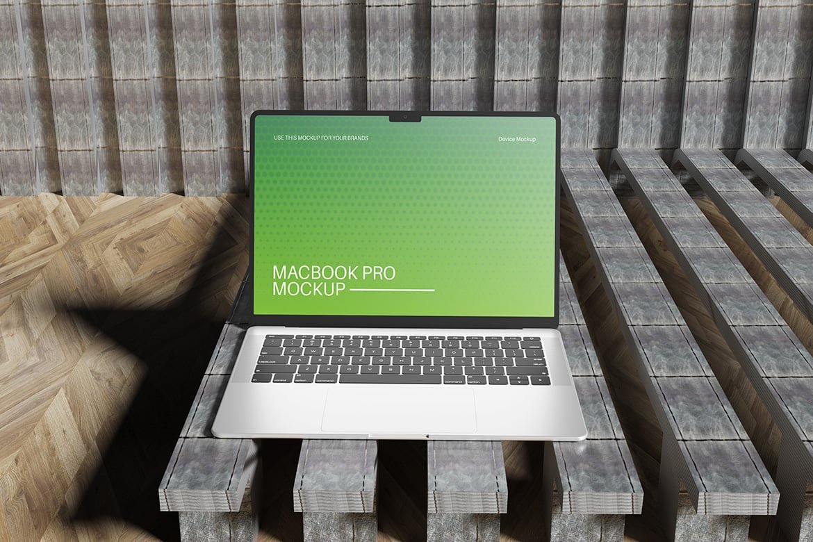 Realistic MacBook Pro Mockup