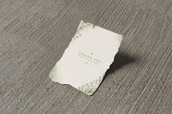 Clean Invitation Card Mockup