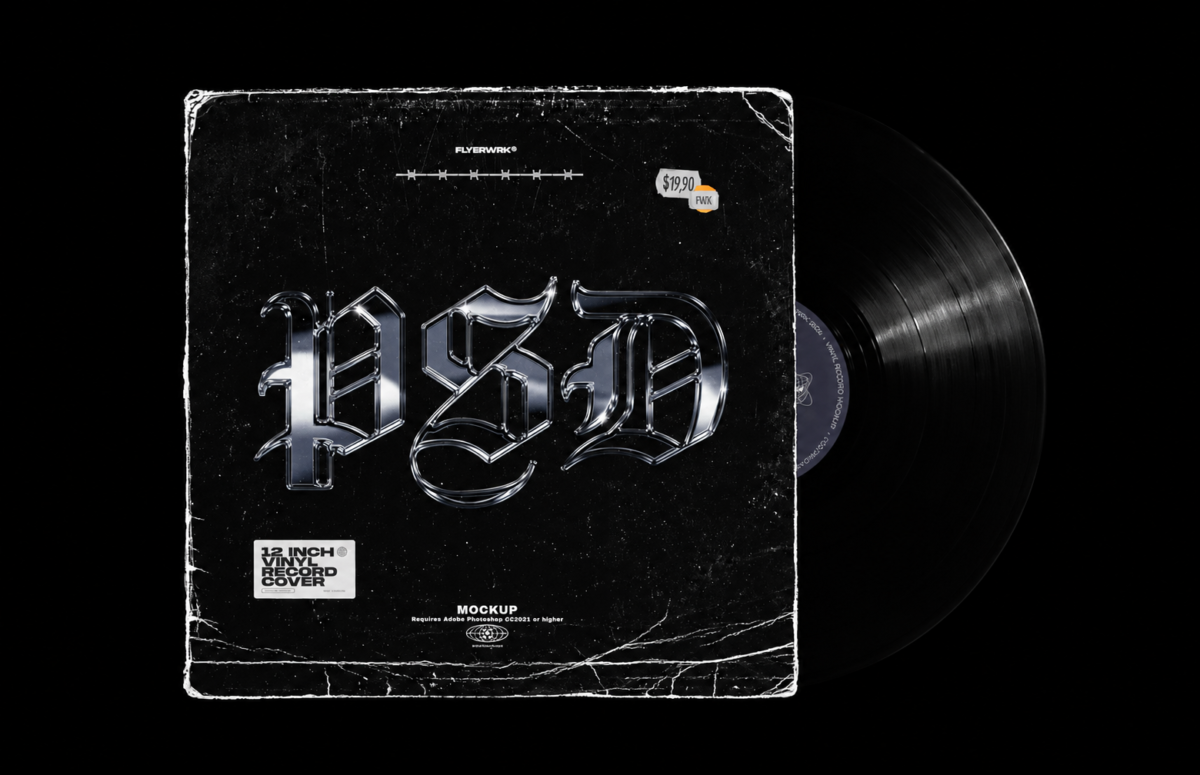 Free Vinyl Record Mockup – Mockup Field