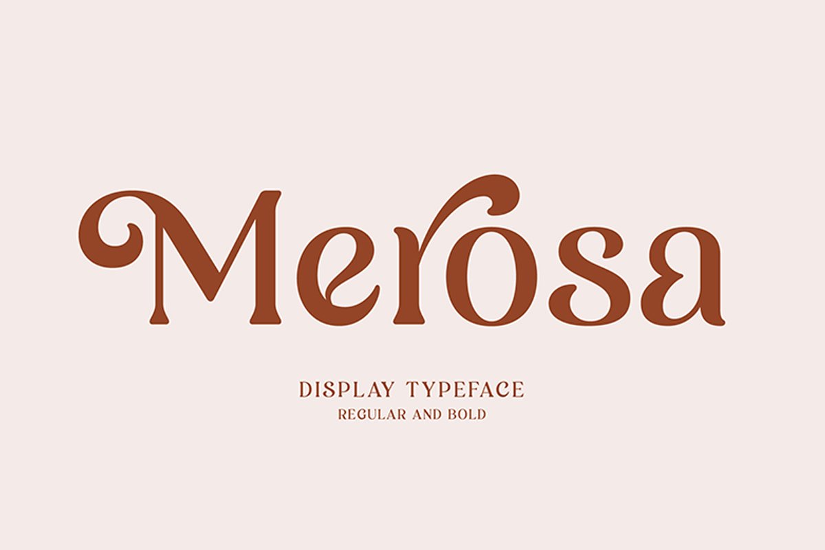 Free-Merosa-Display-Font