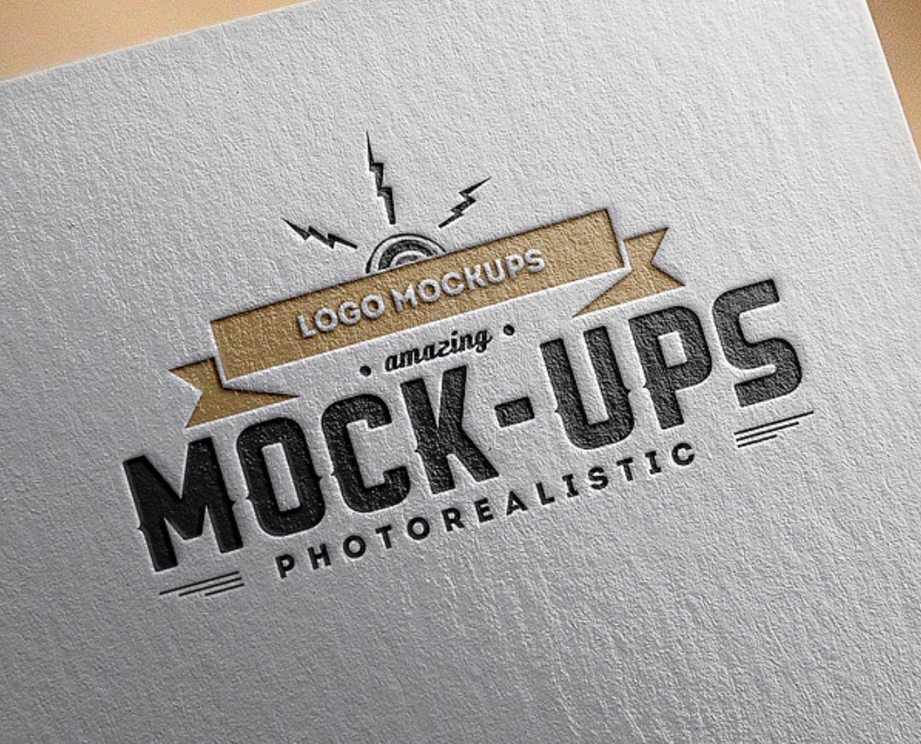 Free Paper Logo Mockup – Mockup Field